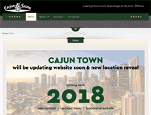 Tablet Screenshot of cajuntown.net